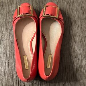 Louise et Cie gold buckle flats